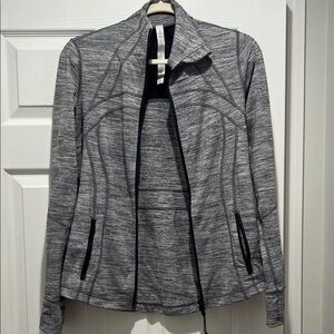 Lulu-B Women's Heathered Gray Utility Jacket